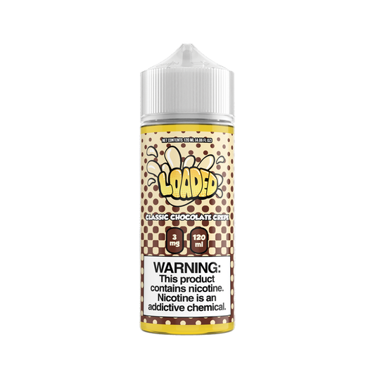 LOADED Series E-Liquid | 120mL | 3mg | Freebase | Classic Chocolate Crepe