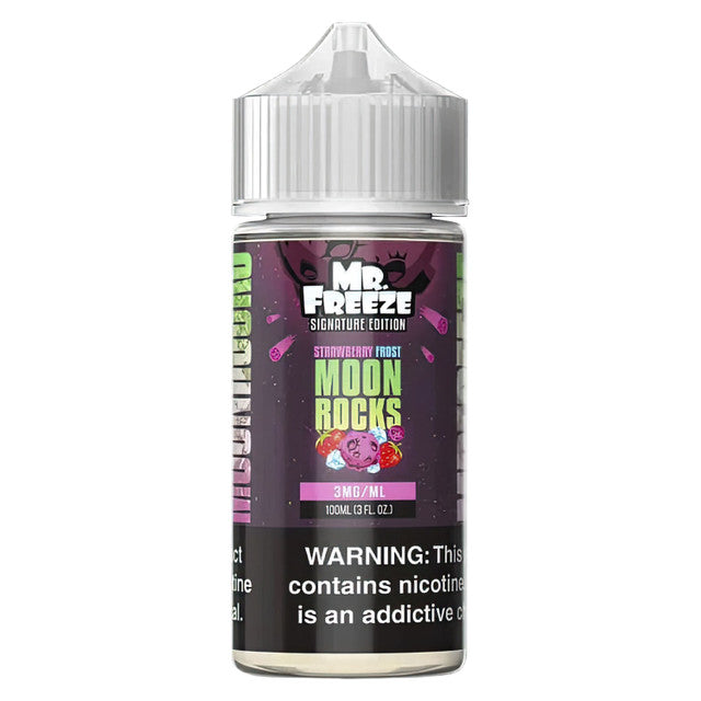 Strawberry Frost MoonRocks by Mr. Freeze Tobacco-Free Nicotine Series | 100mL | 3Mg | Bottle