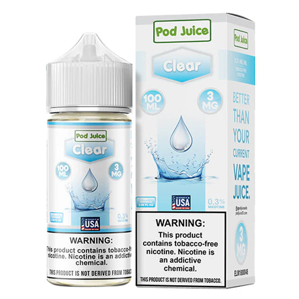 Clear by Pod Juice Series | 100mL 3mg with Packaging