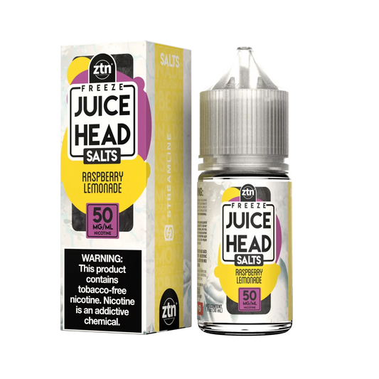 Juice Head Salt Series E-Liquid | 30mL | 50mg | Salt Nic | Raspberry Lemonade with Packaging