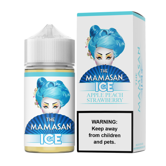 Apple Peach Strawberry ICE (A.S.A.P. Ice) by The Mamasan Series 60mL with Packaging