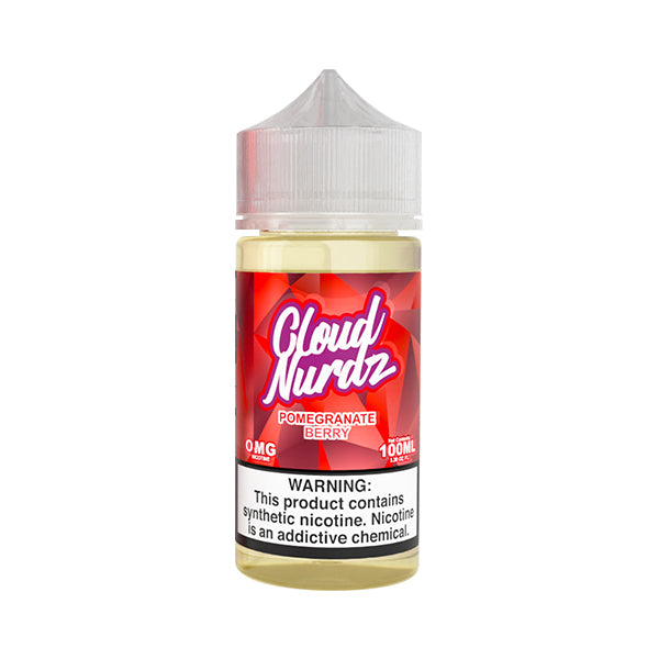 Pomegranate Berry by Cloud Nurdz Series E-Liquid 100mL (Freebase) - 0mg