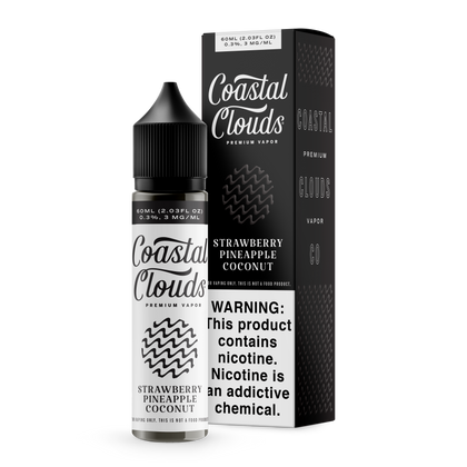 Strawberry Pineapple Coconut by Coastal Clouds 60ml with Packaging