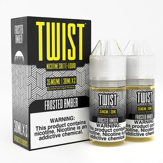 Frosted Amber by Twist Salts Series 60mL with packaging