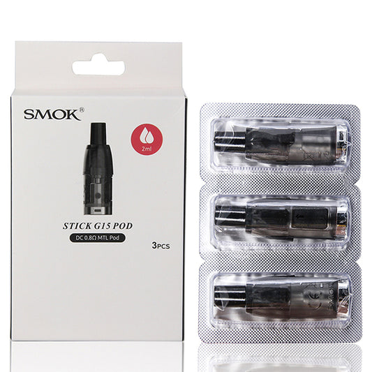 Smok Stick G15 Pods (3-Pack) with packaging