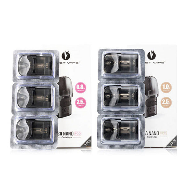 Lost Vape Ursa Nano Replacement Pods | 3-Pack Group Photo