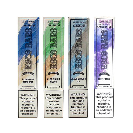 Esco Bars Carsonator Mesh Disposable | 2500 Puffs | 6mL | Group Photo