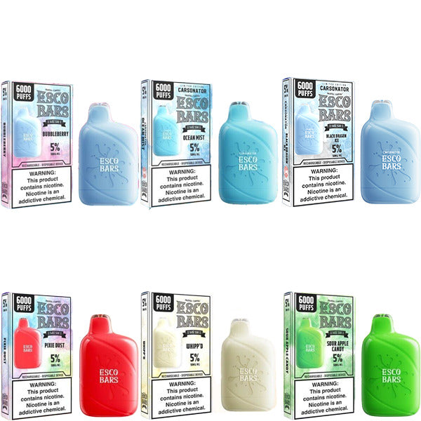 Esco Bars Mesh Disposable | 6000 Puffs | 15mL | 5% | Group Photo