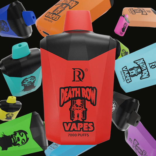 Death Row Vapes Disposable | 7000 Puffs | 12mL | 50mg Group Photo