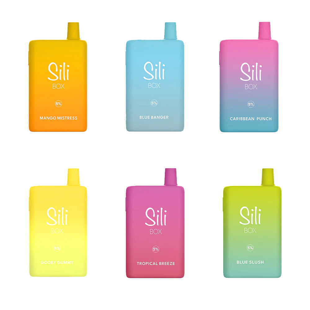 Sili Box Disposable | 6000 Puffs | 16mL | Group Photo