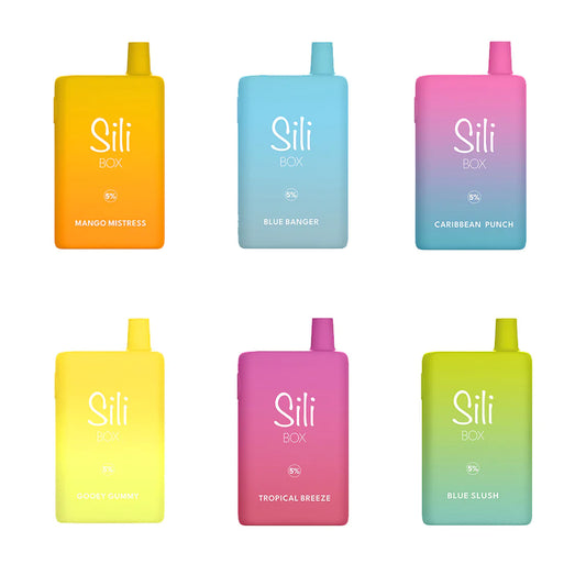 Sili Box Disposable | 6000 Puffs | 16mL Group Photo