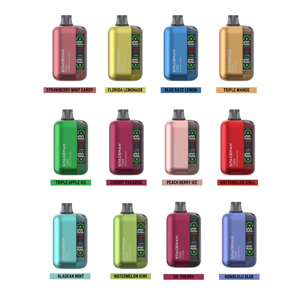 SMOK Space Man Turbo Disposable | 15000 Puffs | 16mL | 50mg | Group Photo