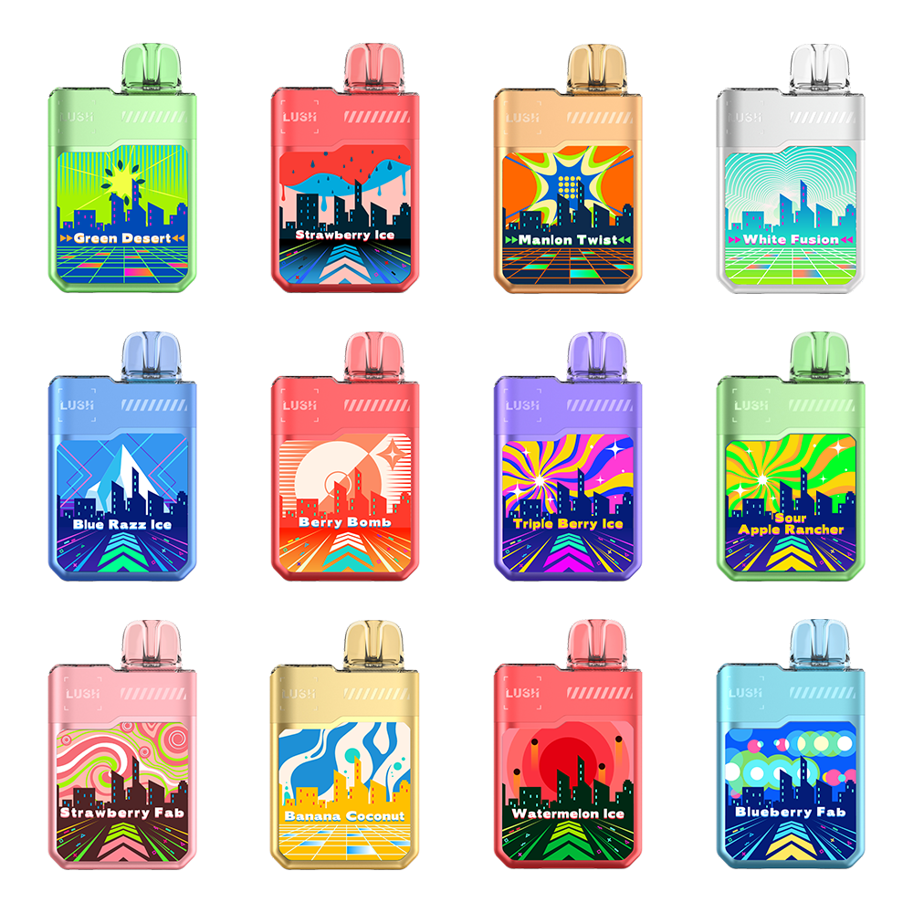 Geek Bar Digi Flavor Lush Disposable 20000 Puffs 18mL 50mg | Group Photo