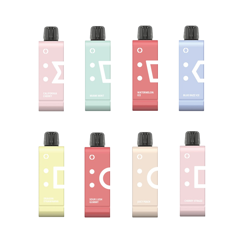 Off Stamp Pod Disposable | 9000 Puffs | 13mL | 50mg | (Pod Disposable Only) | Group Photo