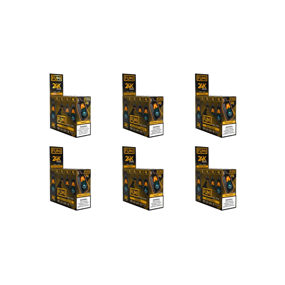 Fumi (DSPLY 35pc)(Dispo) (24000Puff)(18mL) - group photo