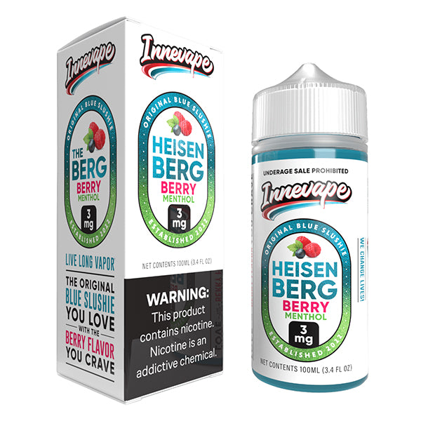 Heisenberg Berry Menthol by Innevape Series E-Liquid 100mL (Freebase) with packaging