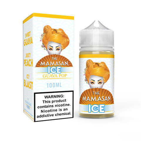 Guava Pop Ice (Guava Peach Ice) by The Mamasan Series | 100ml with packaging