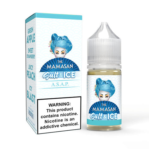 A.S.A.P. Ice (Apple Peach Strawberry Ice) by The Mamasan Salt Series 30mL with Packaging