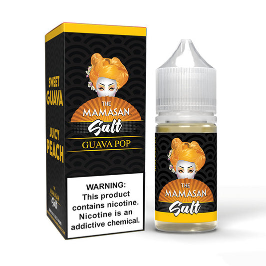 Guava Pop (Guava Peach) by The Mamasan Salt Series | 30ml with packaging