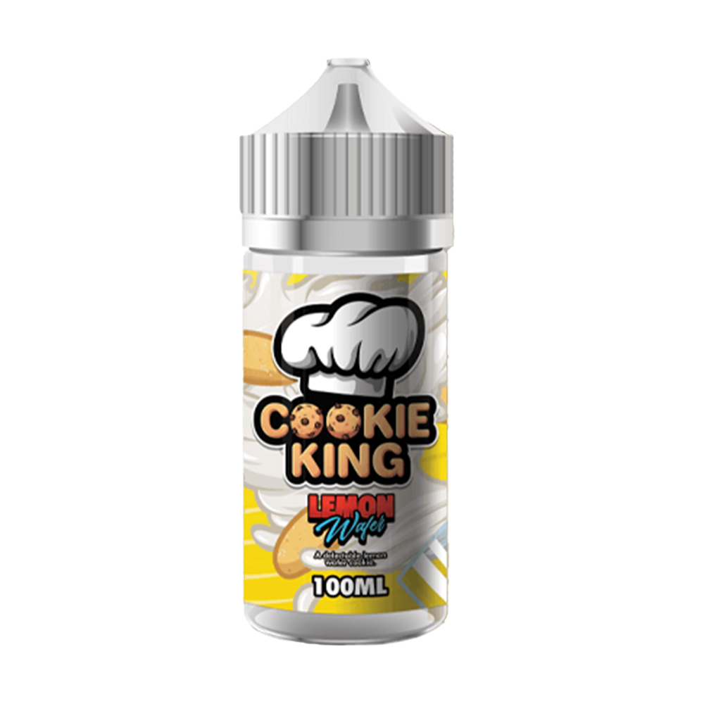 Lemon Wafer by Cookie King 100ml bottle