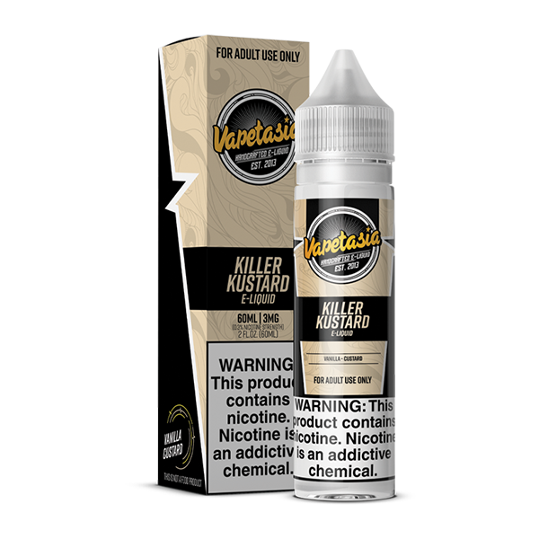Vapetasia E-Liquid | 60mL | 3mg | Killer Kustard with packaging