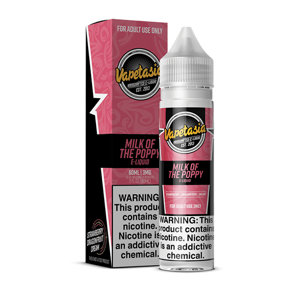 Vapetasia E-Liquid | 60mL | 3mg | Milk of the Poppy with packaging