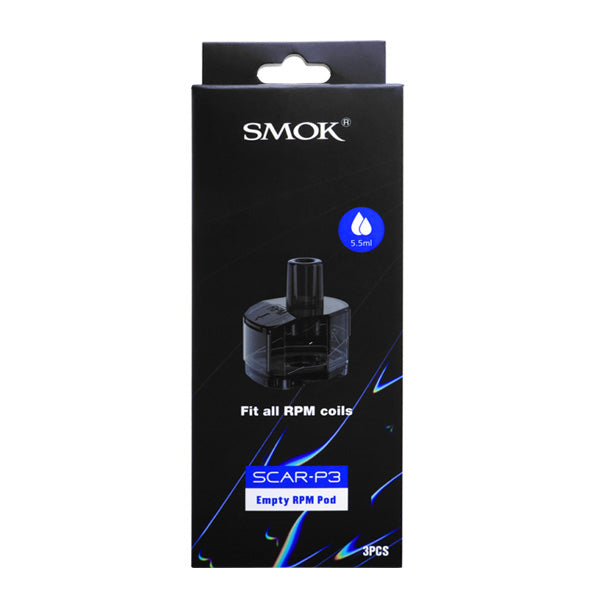 SMOK SCAR P3 Replacement Pods (3-Pack) rpm packaging