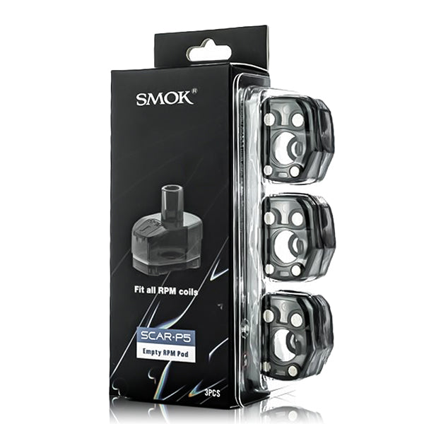 SMOK SCAR P5 Replacement Pods (3-Pack) rpm with packaging