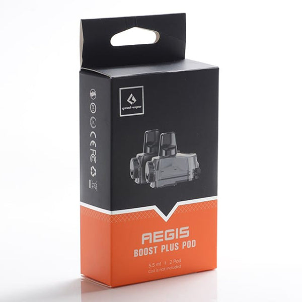 GeekVape Aegis Boost Plus Replacement Pods (2-Pack) packaging