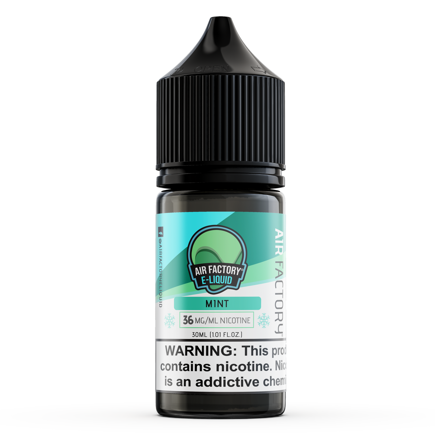 Mint by Air Factory Salt eJuice 30mL bottle