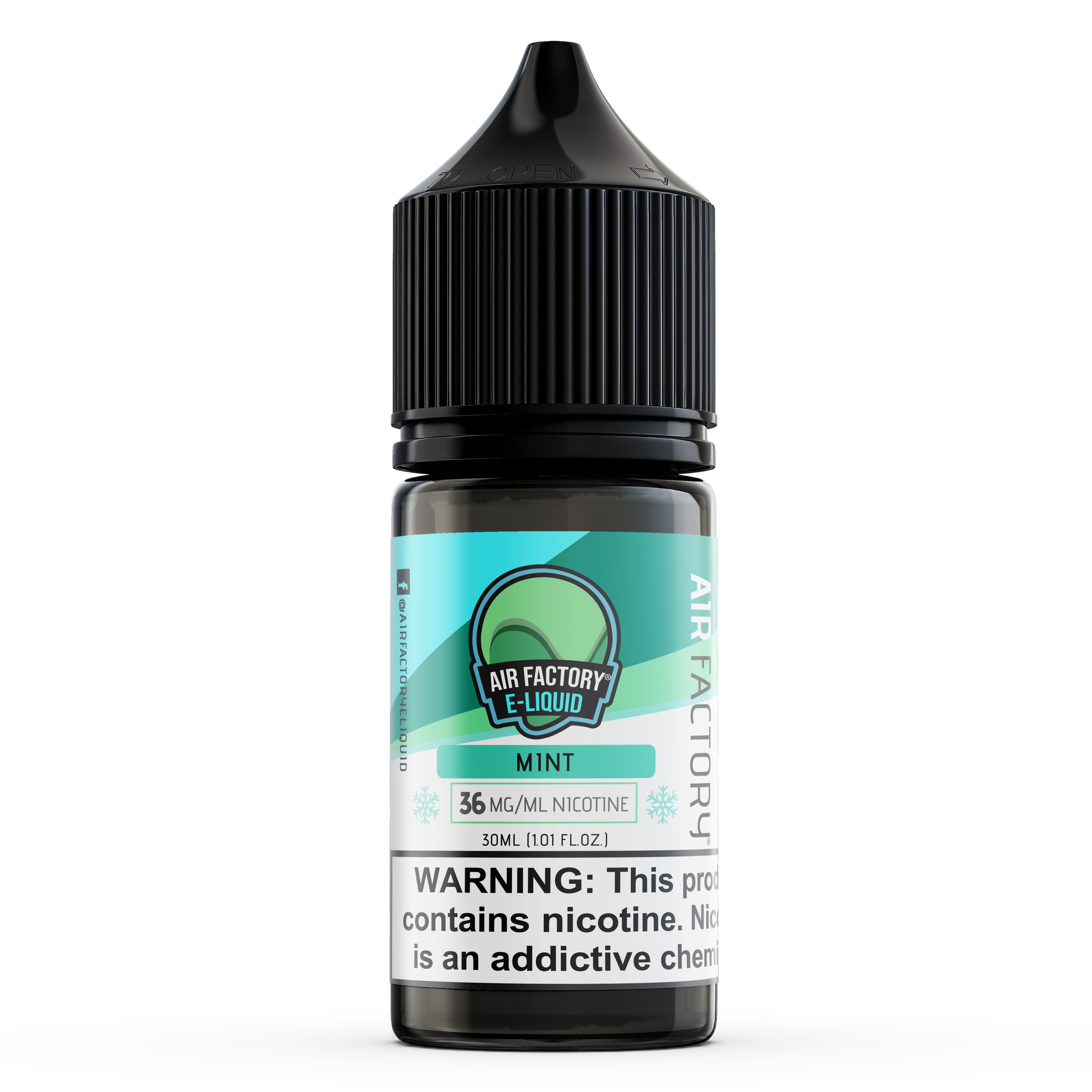 Mint by Air Factory Salt eJuice 30mL bottle