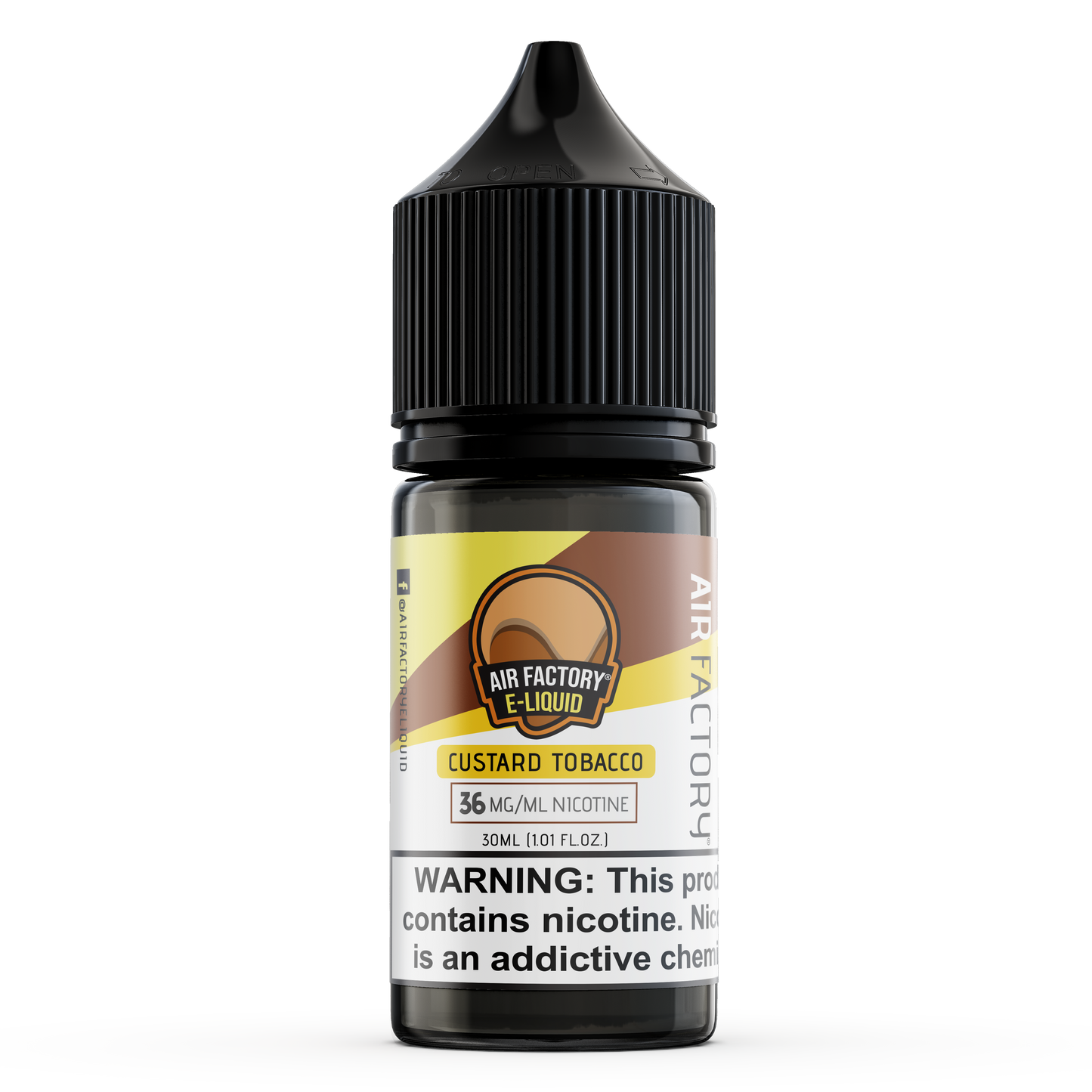 Custard Tobacco by Air Factory Salt eJuice 30mL bottle