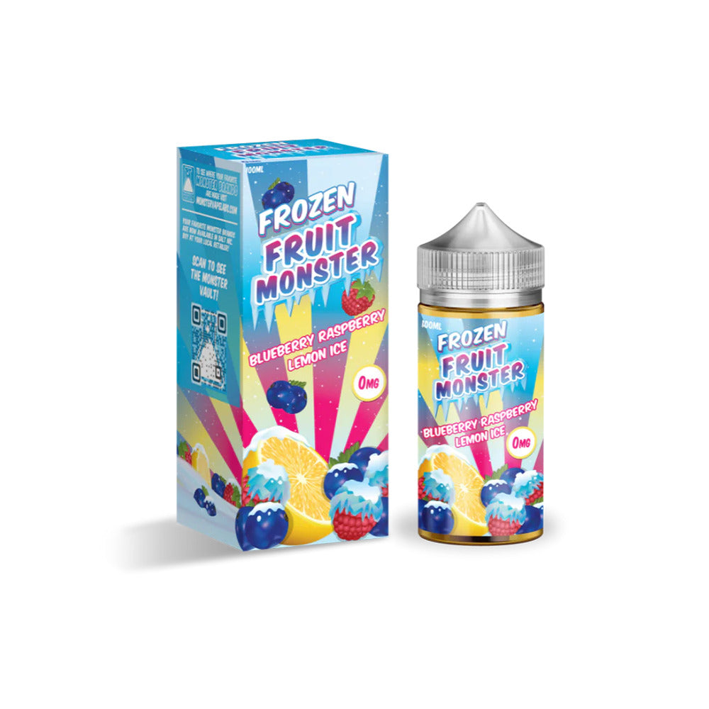 Blueberry Raspberry Lemon Ice By Frozen Fruit Monster Series 100mL with packaging