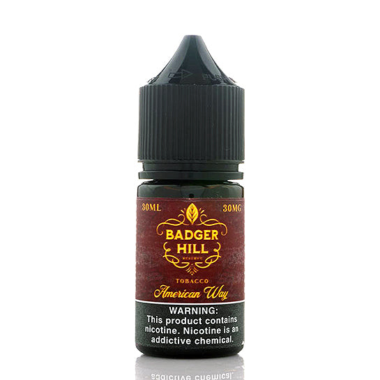 American Way by BADGER HILL RESERVE SALTS 30ml bottle