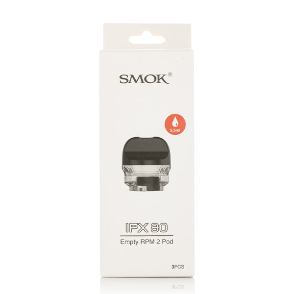 SMOK IPX 80 Replacement Pods (3-Pack) RPM 2 with Packaging