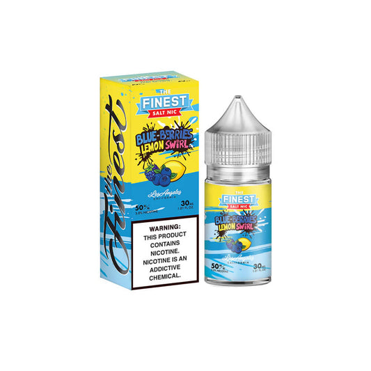 Blue Berries Lemon Swirl by Finest SaltNic Series 30ML with packaging