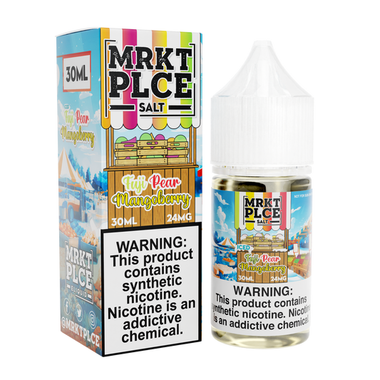 Iced Fuji Pear Mangoberry by MRKT PLCE Salts 30mL with packaging