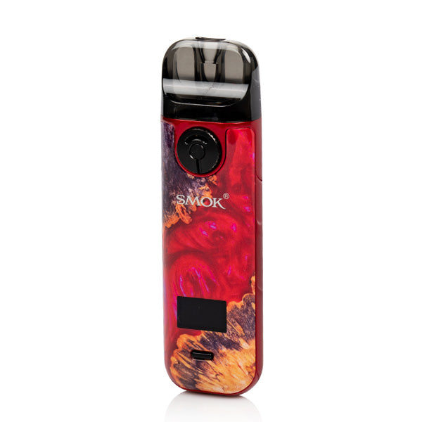 SMOK Novo 4 Kit | 25w Red Stab Wood