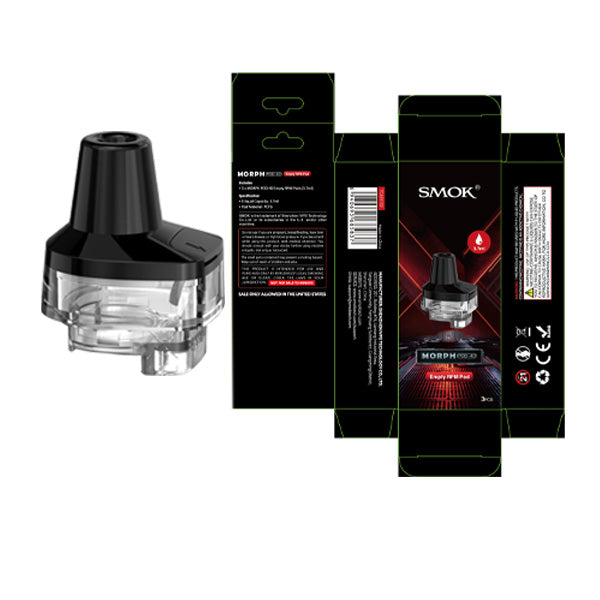 SMOK Morph Pod-40 Replacement Pod | Black with Packaging