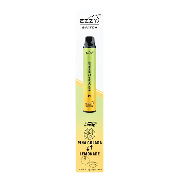 Ezzy Switch Disposable | 2400 Puffs | 6.5mL pina colada lemonade packaging