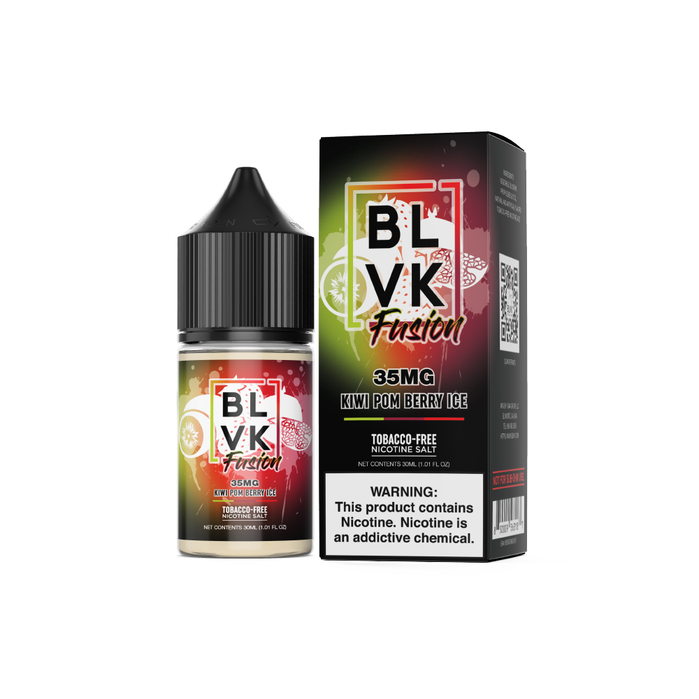 Kiwi Pom Berry Ice by BLVK Fusion TFN Salt 30mL with Packaging