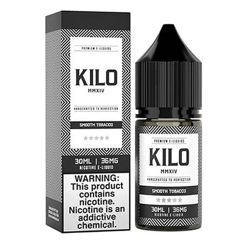 KILO SALT SERIES | Smooth Tobacco 30ML eLiquid with packaging