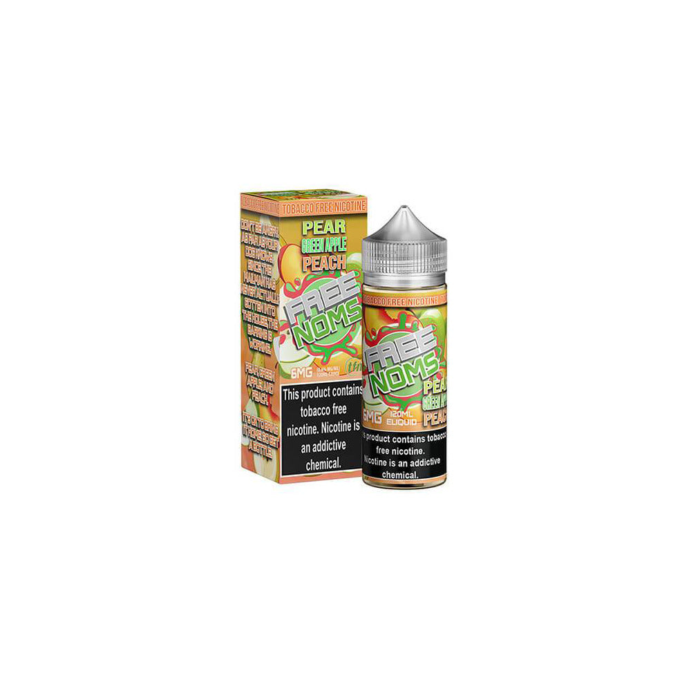 Pear Green Apple Peach by Freenoms TFN 120ML with packaging