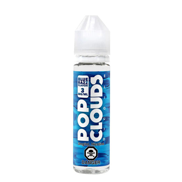 Blue Razz (x2 60mL) by Pop Clouds TFN E-Liquid bottle