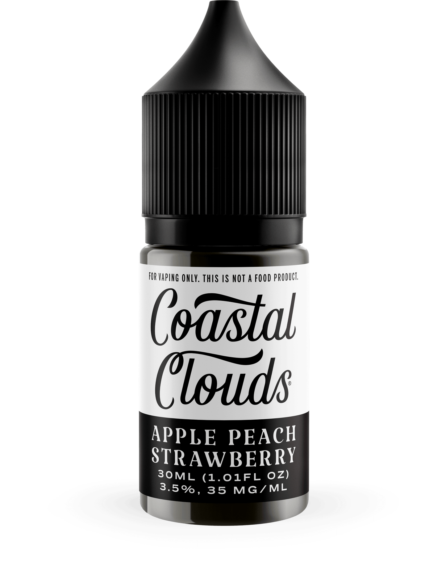 Apple Peach Strawberry by Coastal Clouds Salt Series 30mL bottle