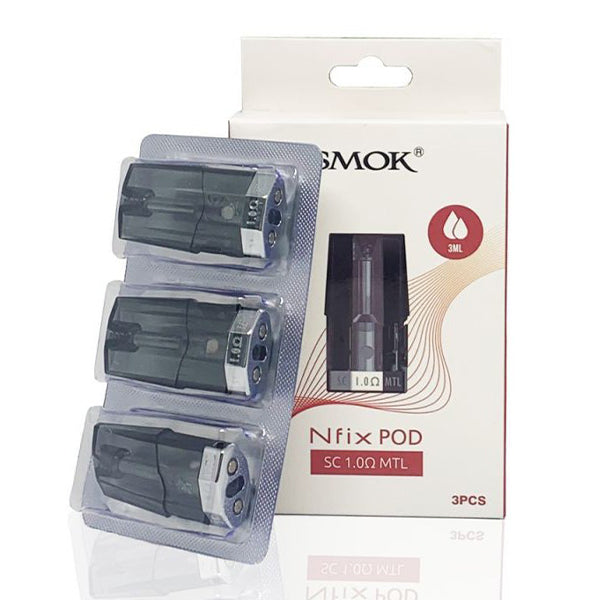 SMOK Nfix Pods (3-Pack) SC 1.0 ohm MTL