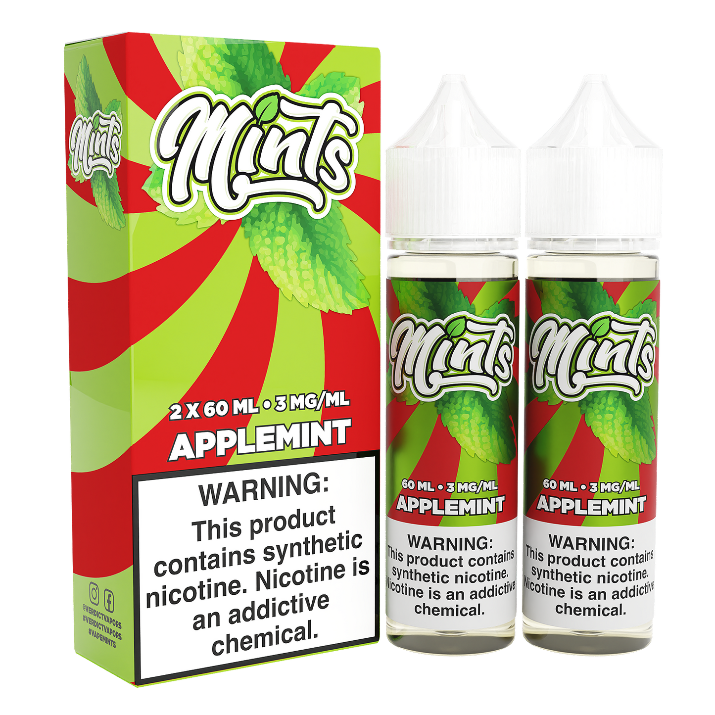 Applemint by Mints Series 2x60mL with Packaging