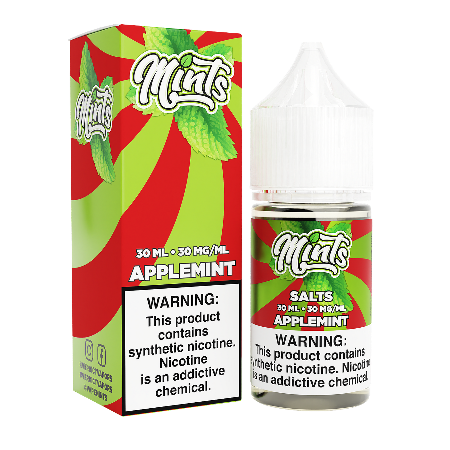 Applemint by Mints Salts Series 30mL with Packaging