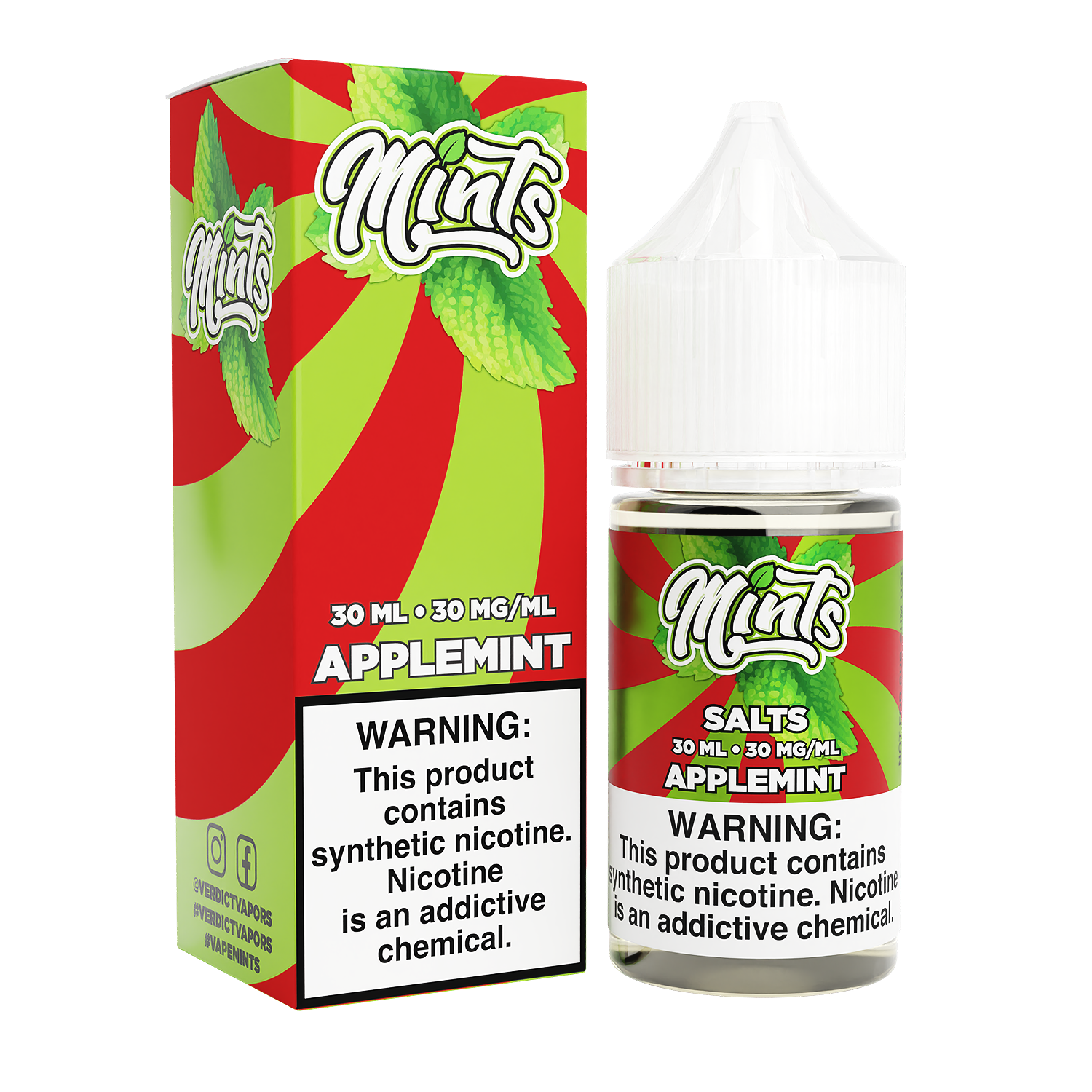 Applemint by Mints Salts Series 30mL with Packaging