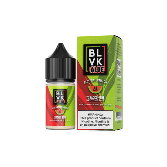 Aloe Watermelon by BLVK ALOE TF-Nic Salt Series 30mL with packaging
